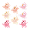 8Pcs 4 Colors Polyester Clothing Patches PATC-PH0001-09-7