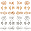 24 Sets 6 Style Alloy Snap Lock Clasps FIND-PH0005-36-1