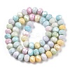 Faceted Electroplated Glass Beads Strands GLAA-C023-02-B01-2