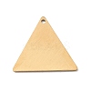 Ion Plating(IP) 304 Stainless Steel Pendants STAS-F271-08E-G-2