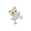 Alloy Rhinestone Finger Rings WGEA628-01-2