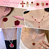 24Pcs 6 Styles Alloy Rhinestone Pendants ENAM-PH0003-27-5