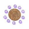 Transparent Lilac Acrylic Beads TACR-YW0001-08I-5