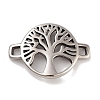 Tarnish Resistant 304 Stainless Steel Tree of Life Links STAS-L274-014P-1