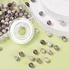 100Pcs 8mm Natural Purple Red Tourmaline Round Beads DIY-LS0002-09-5