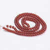 Baking Paint Transparent Glass Bead Strands GLAA-S031-6mm-06-2
