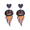 Halloween Acrylic Dangle Stud Earrings FS-WGAFD0C-01-1