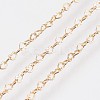 Long-Lasting Plated Brass Cable Chains Necklaces X-NJEW-K112-02G-NF-2