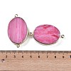 Synthetic Picture Jasper Dyed Connector Charms KK-F868-19G-02-3