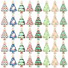 40Pcs 8 Styles Christmas Theme Alloy Pendant FIND-CJ0002-32-1
