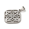 Non-Tarnish 304 Stainless Steel Pendants LS-STAS-O005-23P-2