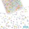 720Pcs 9 Colors Transparent Baking Paint Glass Beads DGLA-YW0001-48B-1