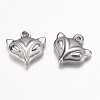 Tarnish Resistant 304 Stainless Steel Charms STAS-P171-06P-1