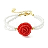 Glass Seed Beads Multi-strand Bracelets BJEW-MZ00104-05-1