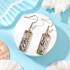 Natural Paua Shell Dangle Earrings EJEW-JE06274-05-1