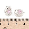 Rack Plating Brass Micro Pave Cubic Zirconia Beads KK-F879-01S-01-3