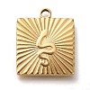 Ion Plating(IP) 304 Stainless Steel Pendants STAS-P371-109G-1