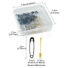 3 Colors Iron Safety Pins TOOL-FS0001-04-4