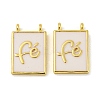Rack Plating Brass Enamel Pendants LS-KK-R153-11G-1