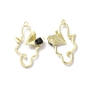 Glass Paper Plane Pendant PALLOY-K001-075G-2