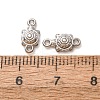 304 Stainless Steel Connector Charms STAS-N124-46P-3