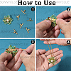 6Pcs Stainless Steel Pin to Pendant Converter FIND-SC0019-08-6