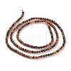 Natural Yellow Tiger Eye Beads Strands G-A026-A15-2mm-2