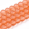 Transparent Glass Bead Strands GLAA-S031-6mm-33-1-1