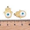 Ion Plating(IP) 316 Stainless Steel Enamel Pendants STAS-U014-72G-01-3