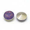Pointed Back Resin Rhinestone Cabochons RESI-T015-14mm-A11-2