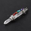 Chakra Theme Natural Quartz Crystal Big Pendants G-I322-06P-05-3