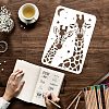 Large Plastic Reusable Drawing Painting Stencils Templates DIY-WH0202-391-3