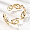 304 Stainless Steel Cuff Bangles for Women LS-BJEW-Z150-01G-01-3