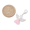 Heart Angel Acrylic Pendant Decorations HJEW-JM02538-01-2