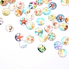 Glass Cabochons GLAA-WH0022-50B-2