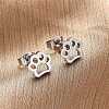 Tarnish Resistant 304 Stainless Steel Stud Earrings X-EJEW-F227-14P-3