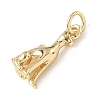 Brass Pendants ZIRC-I356-04G-03-2