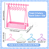 4 Sets 4 Colors Opaque Acrylic Earring Display Stands EDIS-PH0001-44-2