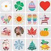 Plastic Drawing Painting Stencils Templates Sets DIY-WH0172-572-1