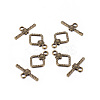 Tibetan Style Toggle Clasps TIBEB-A101564-AB-FF-2