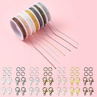 DIY Necklaces Jewelry Making Kit DIY-YW0009-36-1