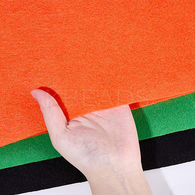 7Pcs 7 Colors Non-woven Felt Fabric DIY-CP0012-69A-1