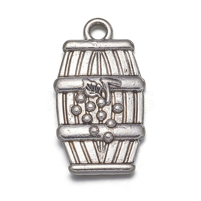 Tibetan Style Alloy Pendants TIBEB-A11923-AS-LF-1