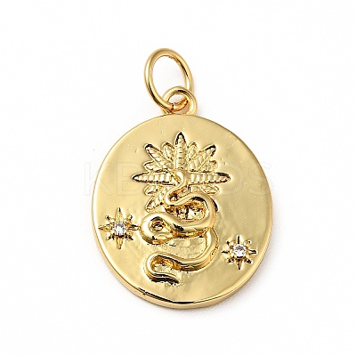 Rack Plating Brass Clear Cubic Zirconia Pendants KK-H431-48G-1
