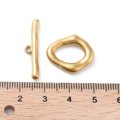 Ion Plating(IP) 304 Stainless Steel Toggle Clasps STAS-A092-04A-G-1