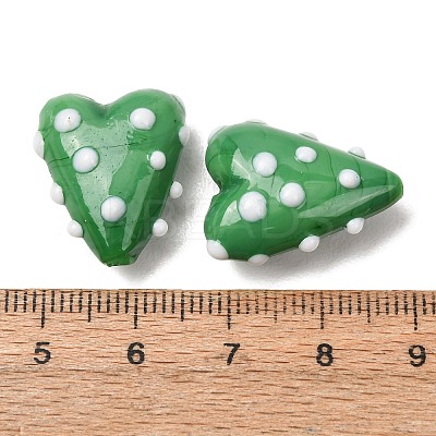Handmade Lampwork Enamel Beads LAMP-Z025-01I-1
