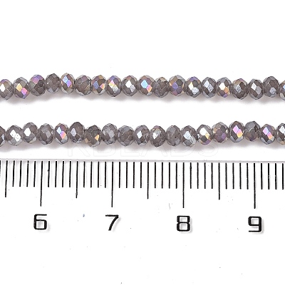 Baking Electroplate Glass Beads Strands DGLA-A039-J2MM-B06-1