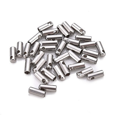 Tarnish Resistant 201 Stainless Steel Cord Ends STAS-F250-10P-F-1