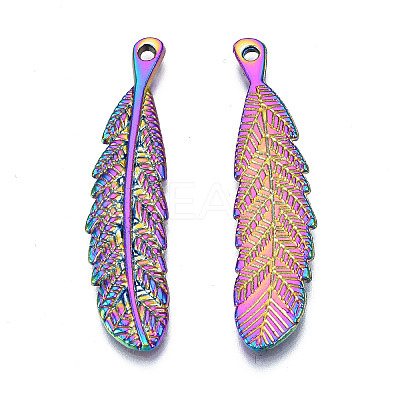 Rainbow Color Alloy Pendants PALLOY-N156-189-NR-1
