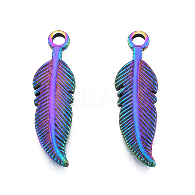 Ion Plating(IP) 201 Stainless Steel Pendants STAS-N098-215M-1